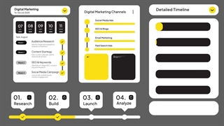 دانلود پروژه  آماده اینفوگرافیک های متحرک افتر افکت Steps Infographic