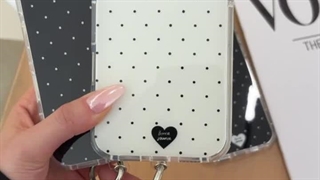 قاب گوشی فانتزی پینترسی دات با آویز قلبی کدC1977| لوازم جانبی مسلمی