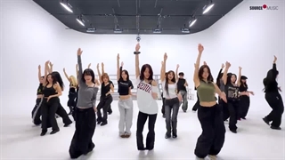 دنس پرتیکس لسرافیم در مراسم SBS 2025_[2025 SBS 가요대전 Dance Practice]