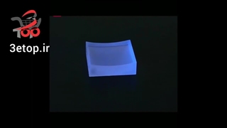 فروش مستقیم کارخانه عدسی آیینه بازتاب‌دهنده نقره‌ای ک۹ تخت-مقعر کروی با بستر گرد و مربع