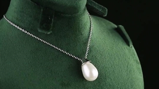 گردن آویز مروارید مارال با زنجیر