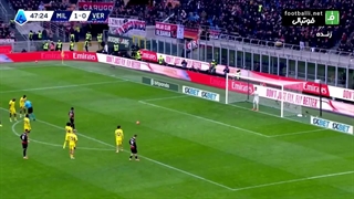 گل دوم میلان به هلاس ورونا (انکونکو - پنالتی)