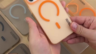 قاب گوشی بارکد لنز نارنجی مگ سیف کد C1988| لوازم جانبی مسلمی