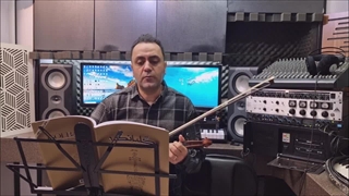 آموزش ویولن گلبانگ 1 این آخرین باره ابی ایمان ملکی