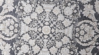 فرش 1200 شانه تراکم 3600 کد E133037 کلاسیک طوسی طلاکوب فرش متحد آسیا - اقساط تا سال 1410