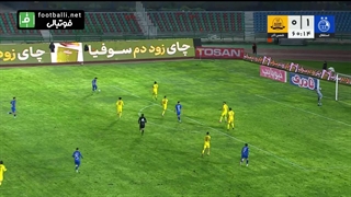 گل دوم استقلال به شمس آذر (سوپرگل سحرخیزان)