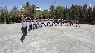 این رقص آذری گروهی و حرفه ای آقایان دیدن داره (پارک نهج البلاغه تهران)