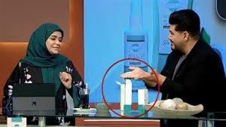 حرکت عجیب مجری، روی آنتن زنده صدا و سیما!