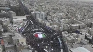 اولین تصاویر هوائی از راهپیمائی 22 بهمن 1404 _ تهران