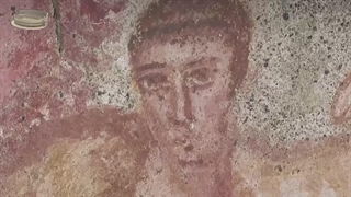 نقاشی دیواری 1700 ساله از عیسی مسیح