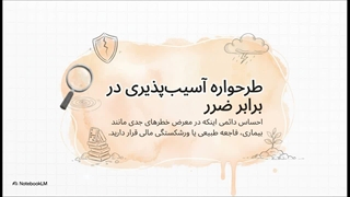 طرحواره آسیب پذیری در برابر ضرر