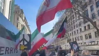 حمایت و همدردی مردم لندن از ایران....