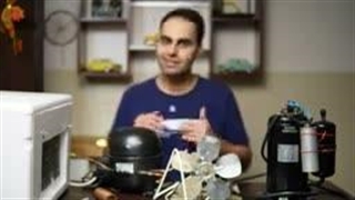 جلال محمدزاده - ساخت کولرگازی دستساز فوق کم مصرف با موتور یخچال دمای منفی 30 درجه