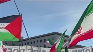 شعار های شاه فقط شاه نجف در برلین آلمان!!.....