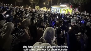 اندونزی با کنسرت اکسو منفجر شد خیلی ها بدون بلیط جلوی سالن بودن