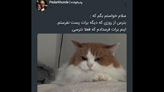 بسی حق ببینید  هانام الان بیدار شدمم صبح بخیر کپ