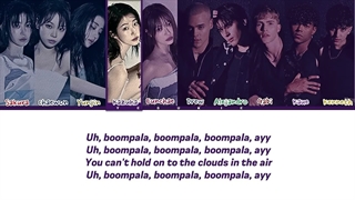 LE SSERAFIM (르세라핌) FEAT. SANTOS BRAVOS  'BOOMPALA' (Color Coded Lyrics)