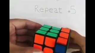 فرمول حل مکعب روبیک
