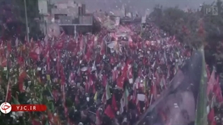 تشییع رهبر مظلوم با خانواده تهران تهرانپارس امام حسین انقلاب تا آزادی ۱۵تیر ۱۴۰۵