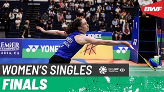 مسابقه فینال بدمینتون YONEX US Open 2026 انفرادی زنان - Kaloyana Nalbantova از بلغارستان درمقابل Line Christophersen از دانمارک